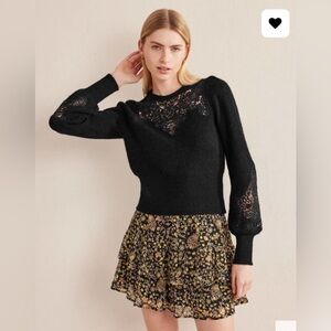 Mini Boden Ribbed Sweater Size S